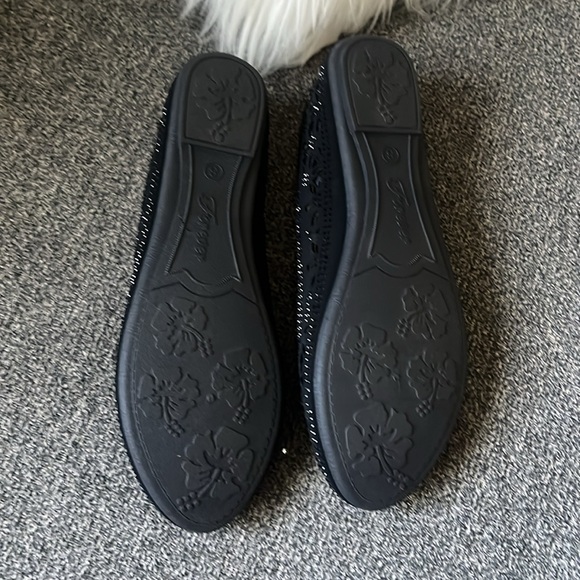 NWT Black Flats Sz 8 - Picture 4 of 7